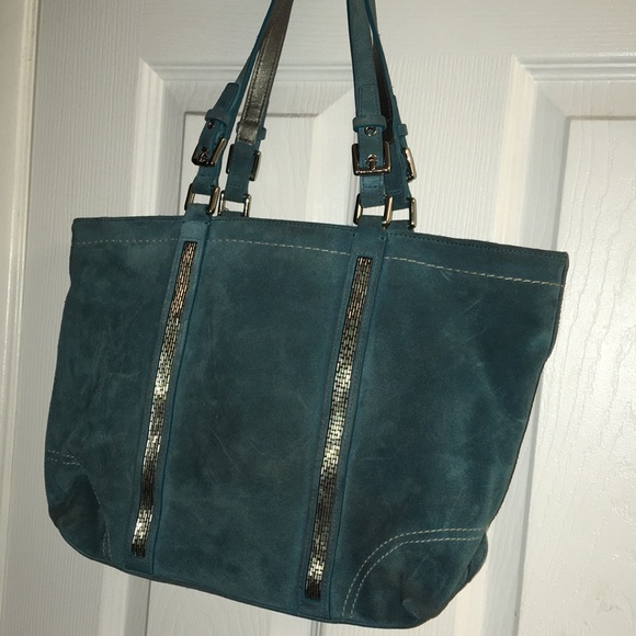 Coach suede satchel - Picture 7 of 8